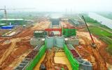 兆河船闸工程建设跑出“加速度”