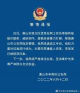 唐山警方又抓两人