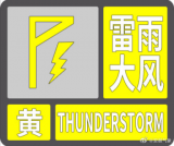 安徽省气象台发布雷雨大风黄色预警信号