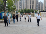 亳州市谯城区黎明小学参观亳州市第一小学文明创建工作