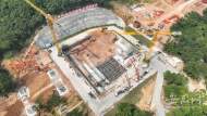 G3銅陵長江公鐵大橋南主墩全面轉入上部結構施工階段