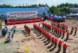 铜陵市郊区举行2022年防汛抢险综合演练