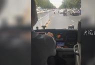 一公交司機邊開車邊在手機上打牌 鄭州公交：已停職 交警已介入