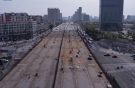 合肥市重點工程局回復網友：金寨路高架明珠廣場段3個節點在建匝道