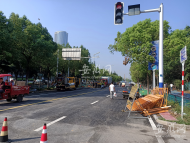 合肥松谷路雨水箱涵提標工程完工  放行通車