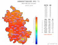 最高石臺40.7℃！8月18日安徽已有27個站點達到或超38℃ 