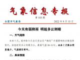 合肥市未來7天降水明顯偏少 最高氣溫30-31℃