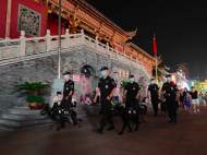 國慶假期，合肥30余只新訓治安犬投入到實戰(zhàn)中