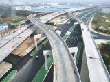 合肥首座双层高架部分地面道路放行通车