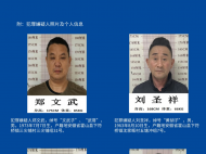 六安警方公開征集鄭文武、劉圣祥等人違法犯罪線索