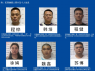 六安警方公開征集程樺等人違法犯罪線索