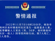 陜西商洛市發生一起故意殺人案 致7死2傷