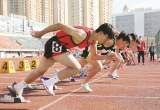 淮南市第36届中小学生田径运动会鸣枪开赛 