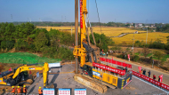 巢馬城際鐵路江北段全線開工建設