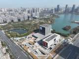 航拍｜合肥市中心图书馆综合布线已完成 正进行智能化建设工程