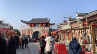 肥西縣山口古街濃濃年味迎客來