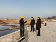 六安市港航管理處開展在建水運(yùn)工程冬季施工安全暨大氣污染防治專項(xiàng)檢查