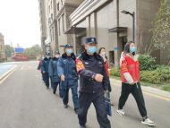 黃莊街道和平社區新時代文明實踐站：治安巡邏齊上陣 平安社區共守護