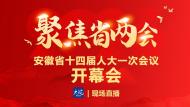 直播回放||安徽省十四屆人大一次會議第一次全體會議