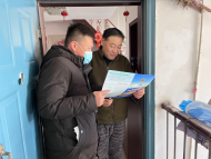雪華鄉（宏業村街道）第一社區開展征兵宣傳活動