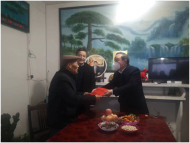 【網絡中國節?春節】懷寧縣黃墩鎮：春節慰問暖人心 
