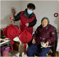 合肥市五里墩街道“情暖千家燈 福耀五里墩”項(xiàng)目：煮餃子掛燈籠 紅紅火火迎新年