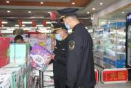 濉溪縣四鋪市場所開展春節前食品安全檢查