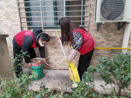 蚌山區黃莊街道東方紅社區：環境整治在行動 文明創建我先行