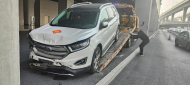合肥南站停車場凌晨開來一受損嚴重私家車 交警出警發現車主肇事逃逸