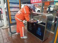 合肥蜀山區：清潔“城市家具”   扮靚市容環境