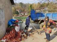 宜秀區羅嶺鎮鳳溪社區：節后環境整治 開啟新年新氣象