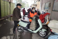 蚌山區黃莊街道前進社區：清理消防通道 筑牢安全防線