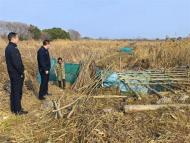 巢湖東站綜管辦重拳出擊整治高鐵線路沿線環境