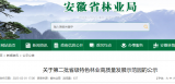 安徽公示第二批省级特色林业高质量发展示范园