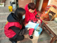 蚌山區黃莊街道朝陽社區開展城鄉居民基本養老保險政策宣傳活動