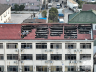 蘇州火災(zāi)|大皖新聞航拍現(xiàn)場 事發(fā)建筑屋頂現(xiàn)黑洞（組圖）