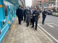 遼陽考察團蒞臨鼓樓街道開展文明創建工作考察行動