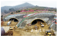 懷寧縣營(yíng)嶺隧道建設(shè)加速推進(jìn)