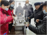 肥西縣高店鎮：敬老愛老，送元宵進養老服務中心
