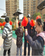半湯街道：半湯社區猜謎語做花燈 點亮幸福生活