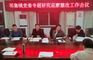潘集區(qū)祁集鎮(zhèn)召開鎮(zhèn)黨委專題研究巡察整改工作會議