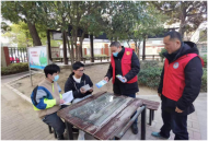 合肥市蜀山區荷葉地街道： “安全使者”行走樓梯間