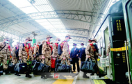 阜陽：新兵啟程赴軍營