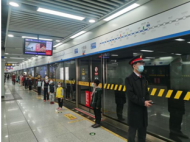 合肥十里書香城市閱讀空間：“便捷地鐵，文明出行”
