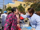雪华乡宏业村街道第一社区开展“爱牙护牙 健康口腔”志愿服务活动