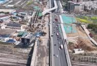 合肥文忠路高架主體結構完工 部分地面道路上半年放行通車