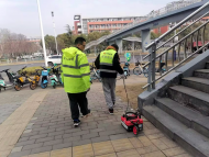 提前消除“病害” 合肥經開區給道路做“CT”