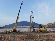池黃高鐵九華山站站房樁基施工全部完工