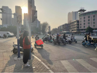 黃莊街道東方紅社區：文明交通，一起點亮城市之美