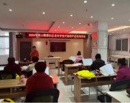 雪華鄉（宏業村街道）南山酈都社區老年學校開展葫蘆絲培訓活動